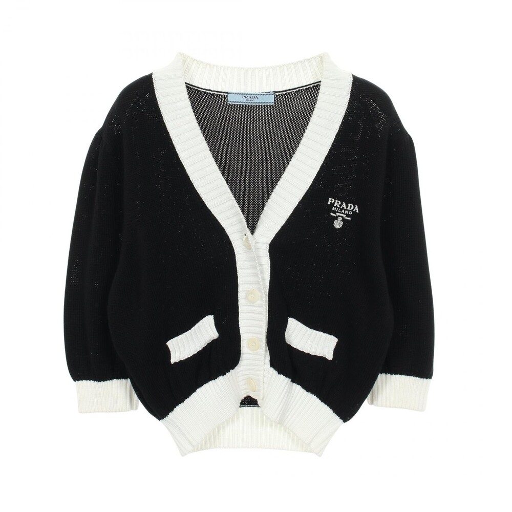 Prada Logo Embroidery Cardigan P25I04S #282180P10B